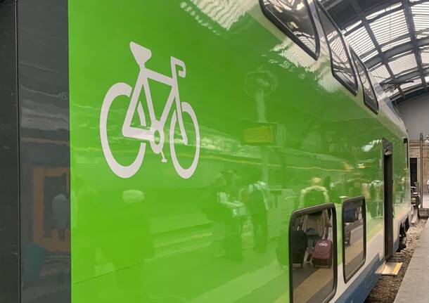 Biciclette gratuite sui treni di Trenord